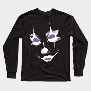 Venice Carnival. Mask outline white Long Sleeve T-Shirt